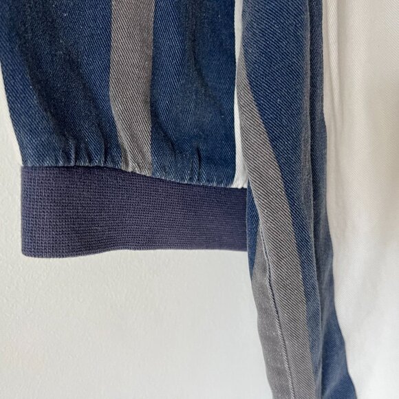 Vintage Northern Elements Woven Striped Polo - Picture 4 of 6